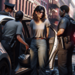 une femme placée en garde à vue après avoir insulté les policiers suite à la découverte que sa fille n'était pas attachée à l'arrière du véhicule, soulevant des questions de sécurité routière.