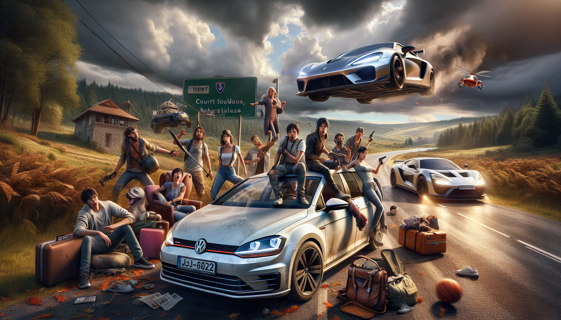 découvrez l'histoire incroyable d'un road-trip avec une volkswagen golf louée qui vire au cauchemar après un vol de vedette, menant à une bataille judiciaire surprenante.