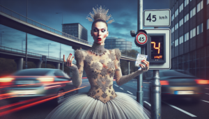 une danseuse célèbre pensait devoir payer 45 € d'amende, mais en dépassant la vitesse de 6 km/h, elle se retrouve avec une facture salée de 1875 €.