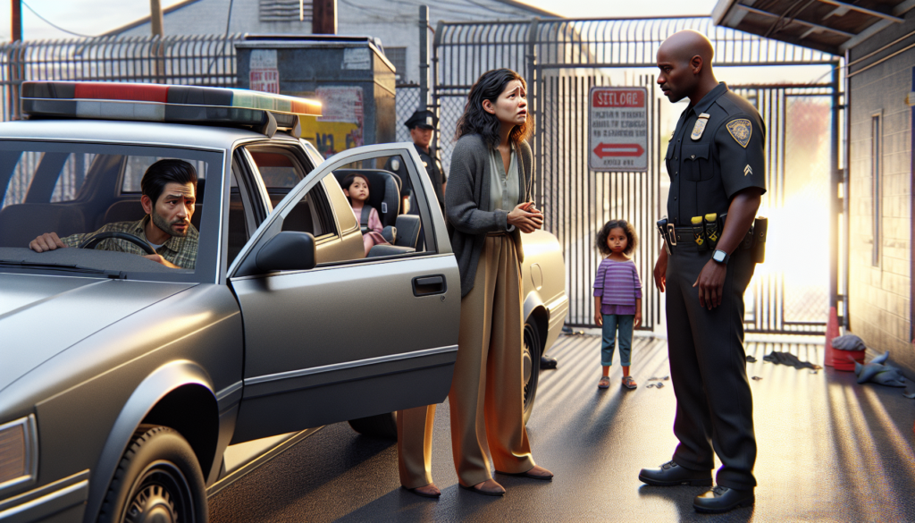 une maman signale la disparition de sa fille, avant de réaliser qu'elle était restée dans la voiture emmenée à la fourrière. une histoire surprenante qui touche au cœur.