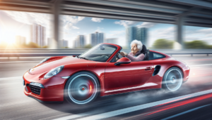 à 92 ans, une conductrice passionnée prend la route à 262 km/h en porsche, mais cette vitesse extrême lui coûte cher : retrait de permis et confiscation de la voiture.