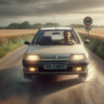 un conducteur sans permis valide, sous l'emprise de stupéfiants, a été contrôlé à 141 km/h au volant d'une citroën ax, mettant en danger la sécurité routière.