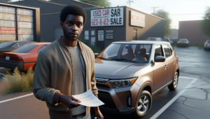 découvrez l'histoire d'un acheteur de voiture d'occasion confronté à une surprise inattendue : un véhicule volé. conseils et précautions lors de l'achat.