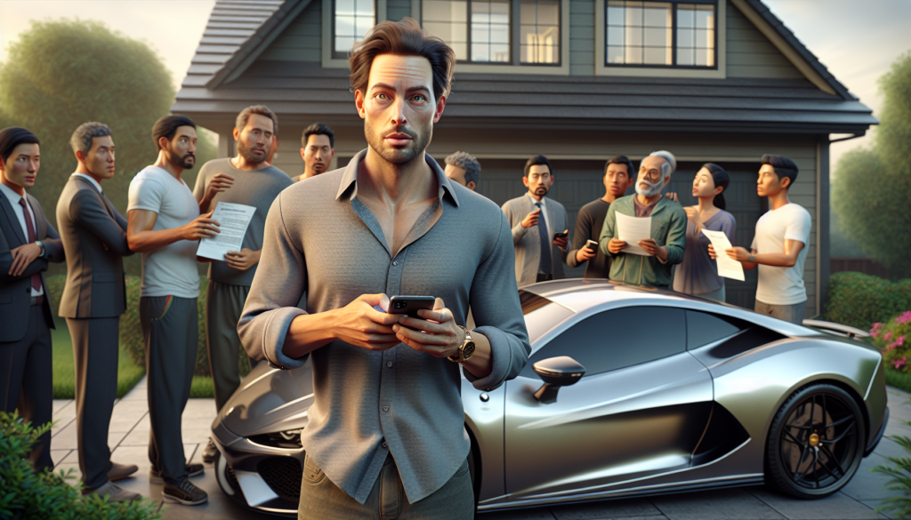 découvrez l'histoire incroyable d'un homme qui vend une voiture qu'il ne possède pas et se retrouve face à une situation totalement inattendue.