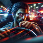 un récidiviste pris en excès de vitesse tente d'échapper à l'identification, mais ses lunettes révèlent sa véritable identité et mettent fin à sa tentative de fuite.